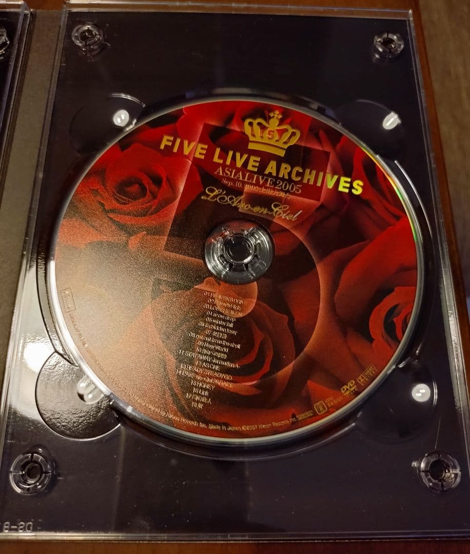 L'Arc~en~Ciel FIVE LIVE ARCHIVES DVD5枚組