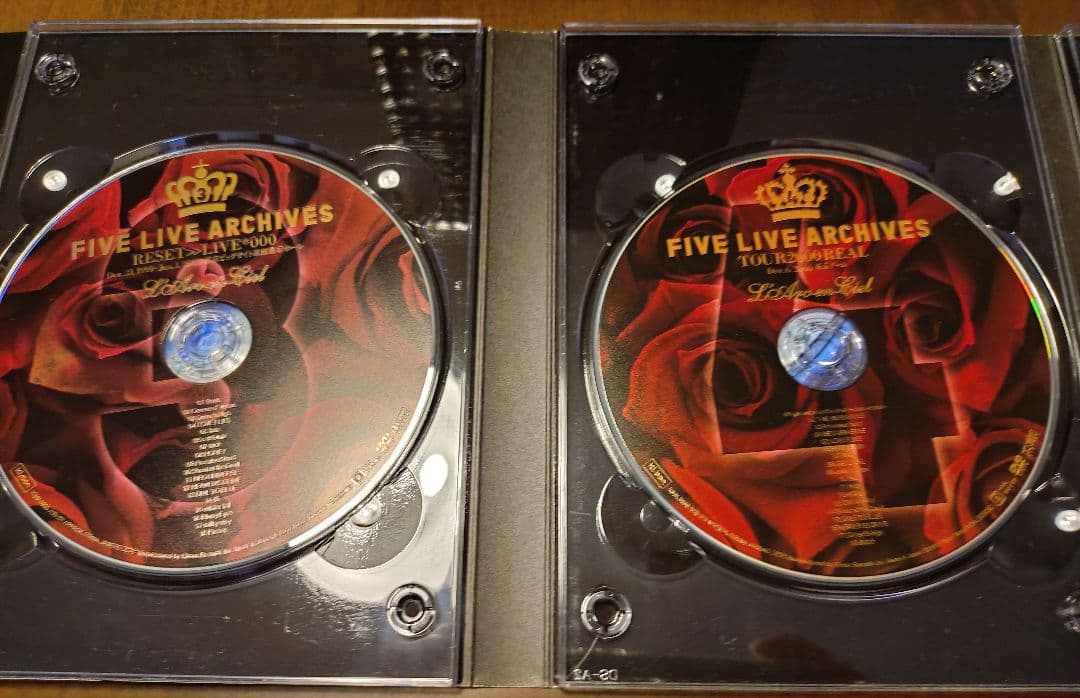 L'Arc~en~Ciel FIVE LIVE ARCHIVES DVD5枚組