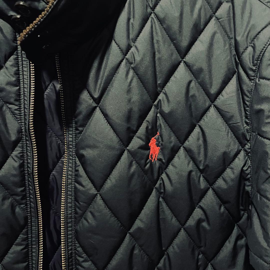【美品】Polo Ralph Lauren キルティングジャケット ネイビー M