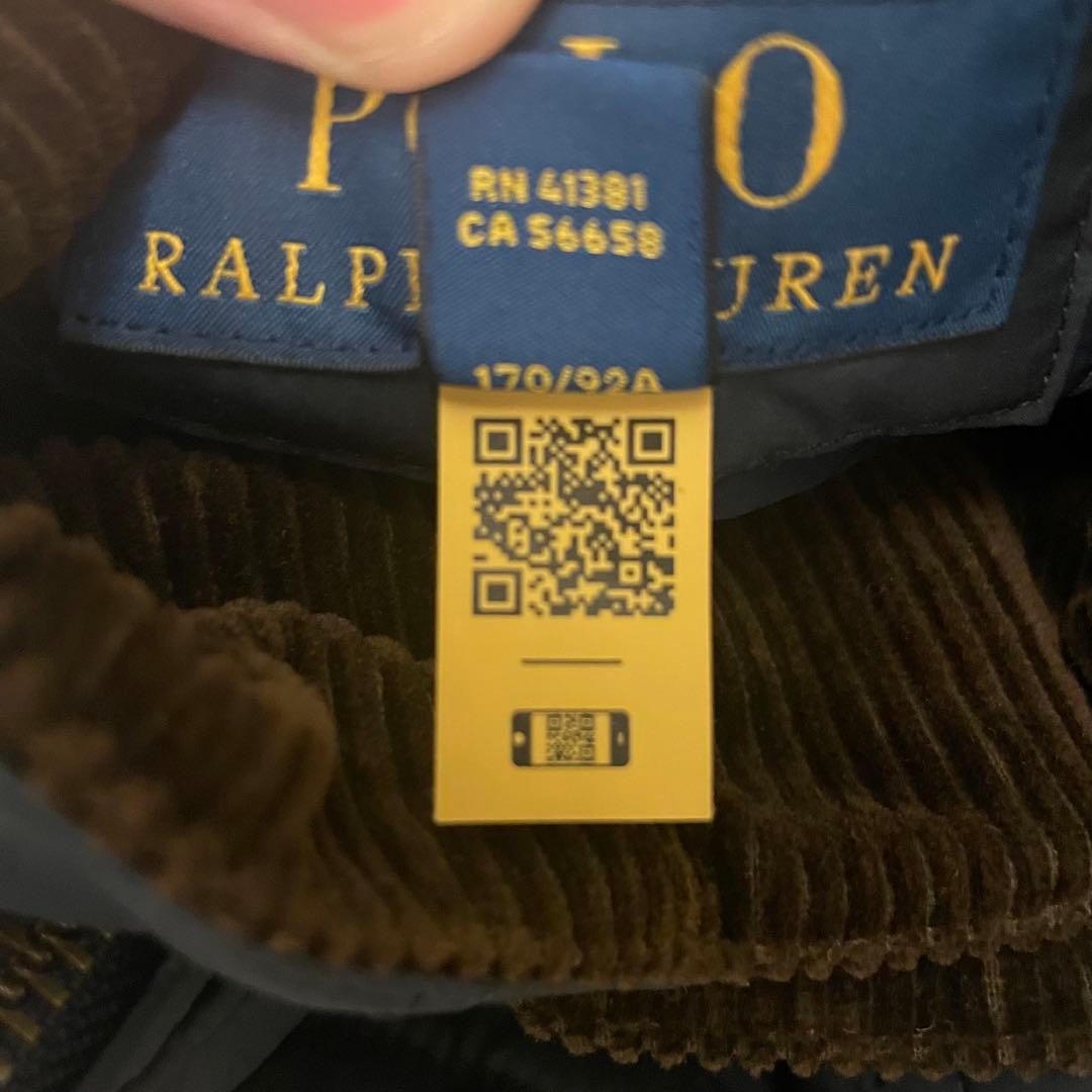 【美品】Polo Ralph Lauren キルティングジャケット ネイビー M