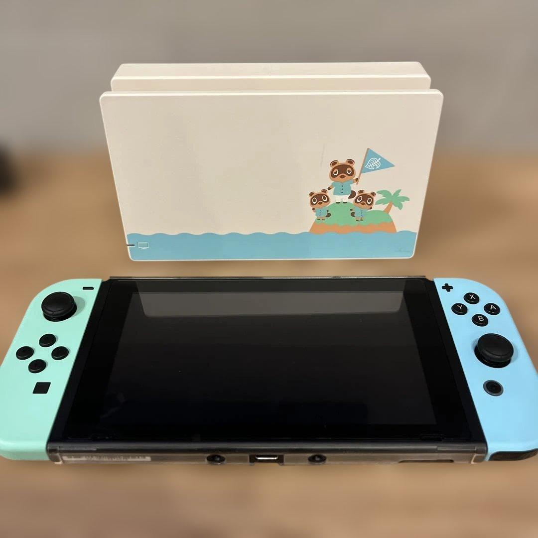 【美品】Nintendo Switch どうぶつの森限定デザイン
