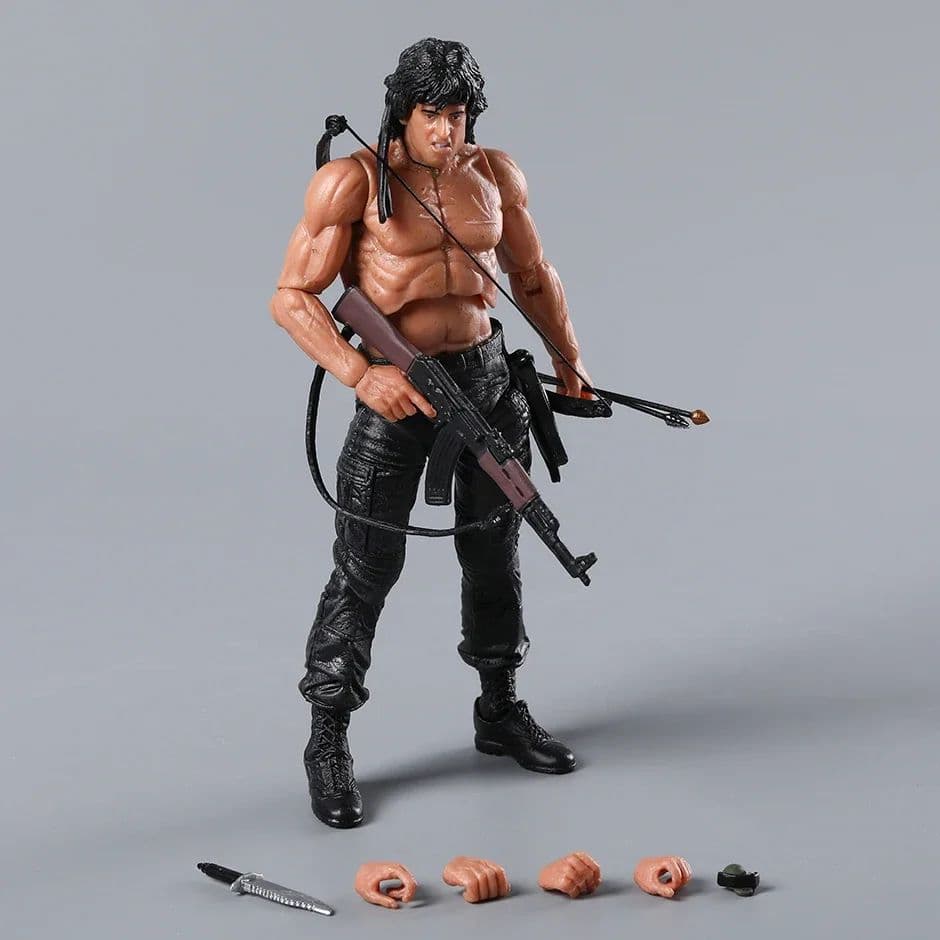 ★未使用 RAMBO アクション フィギュア 約16cm NECA 海外製品
