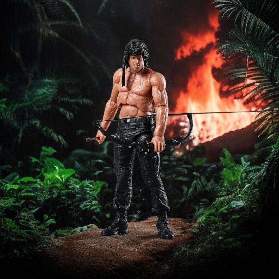 ★未使用 RAMBO アクション フィギュア 約16cm NECA 海外製品