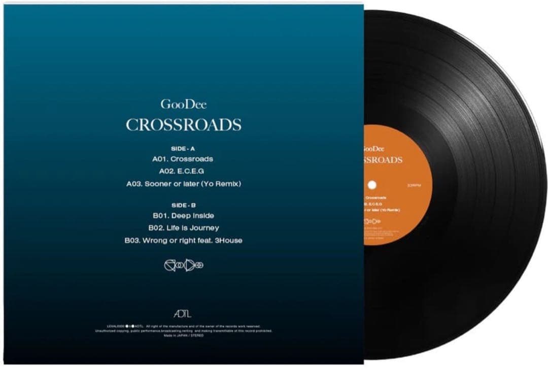 GooDee CROSSROADS アナログ盤 新品 Yo-Sea 3House