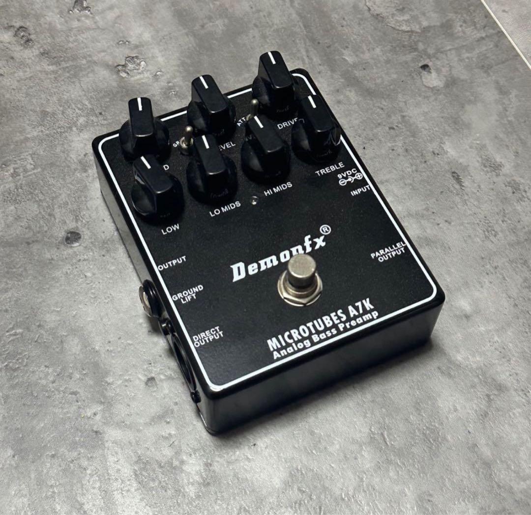 【値下げ可】DemonfxMICROTUBES A7K アナログベースプリアンプ