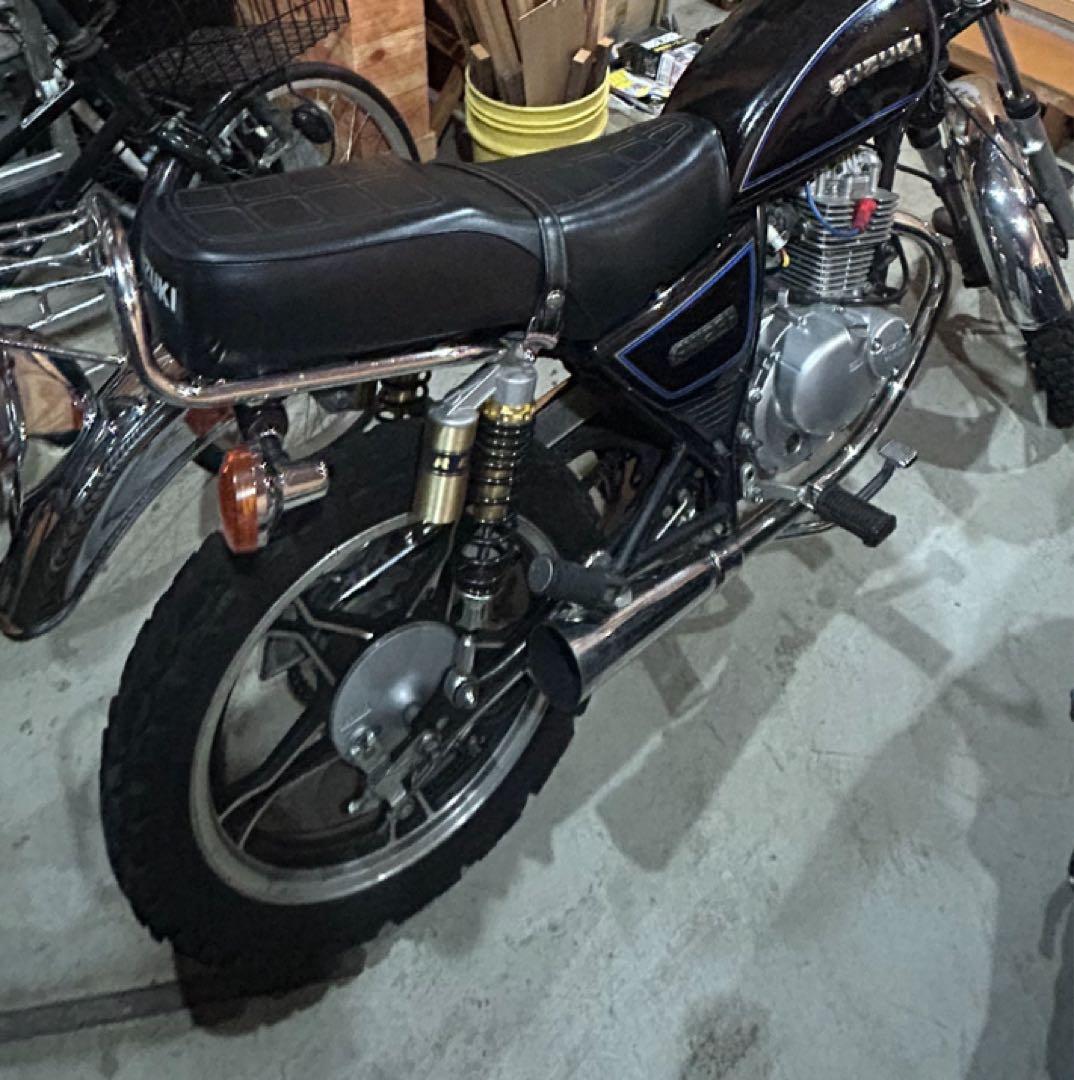 GN125 マフラー 純正ぶった切り