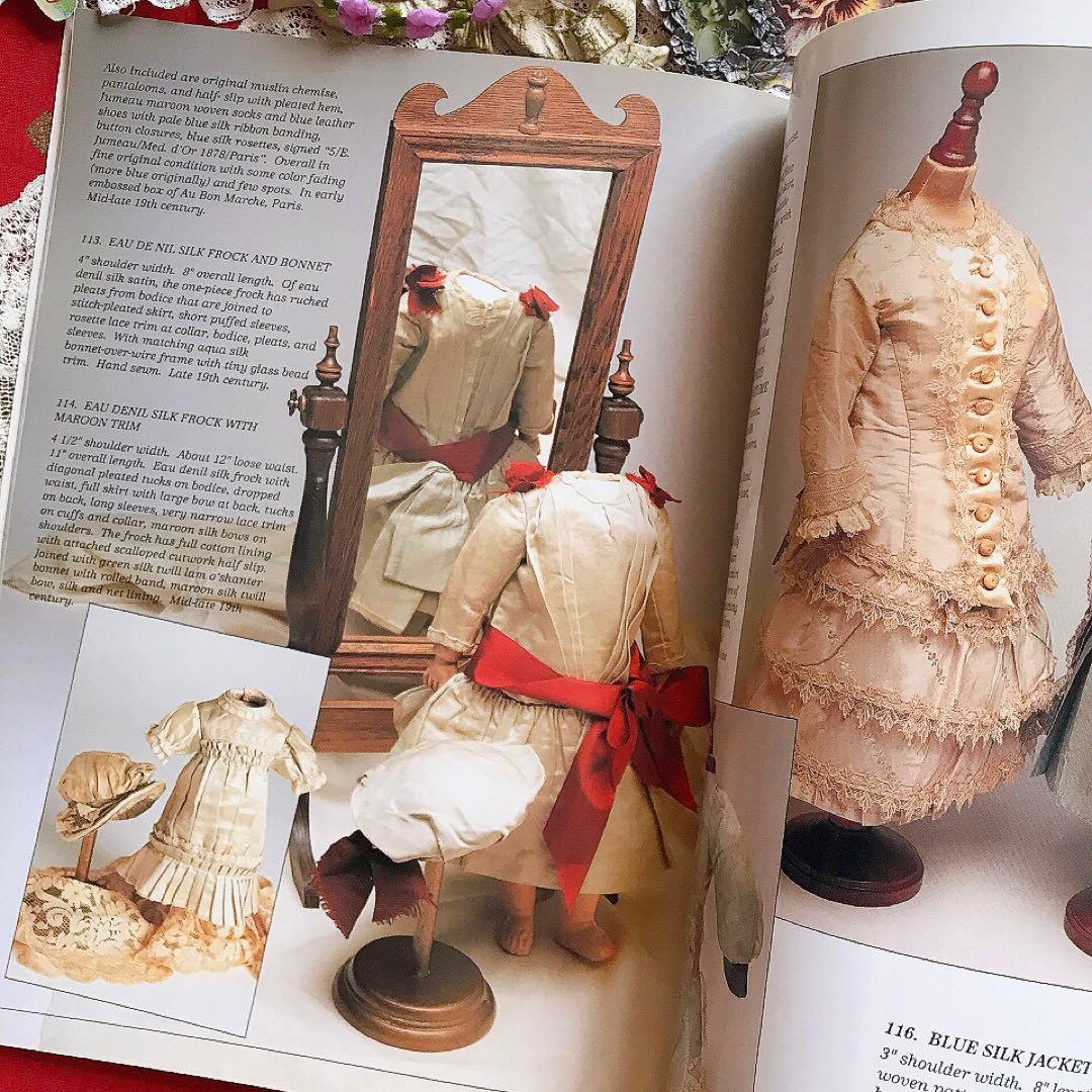 ビスクドール衣装&アクセサリーの美麗洋書♡ジュモードレス ボンネット コルセット