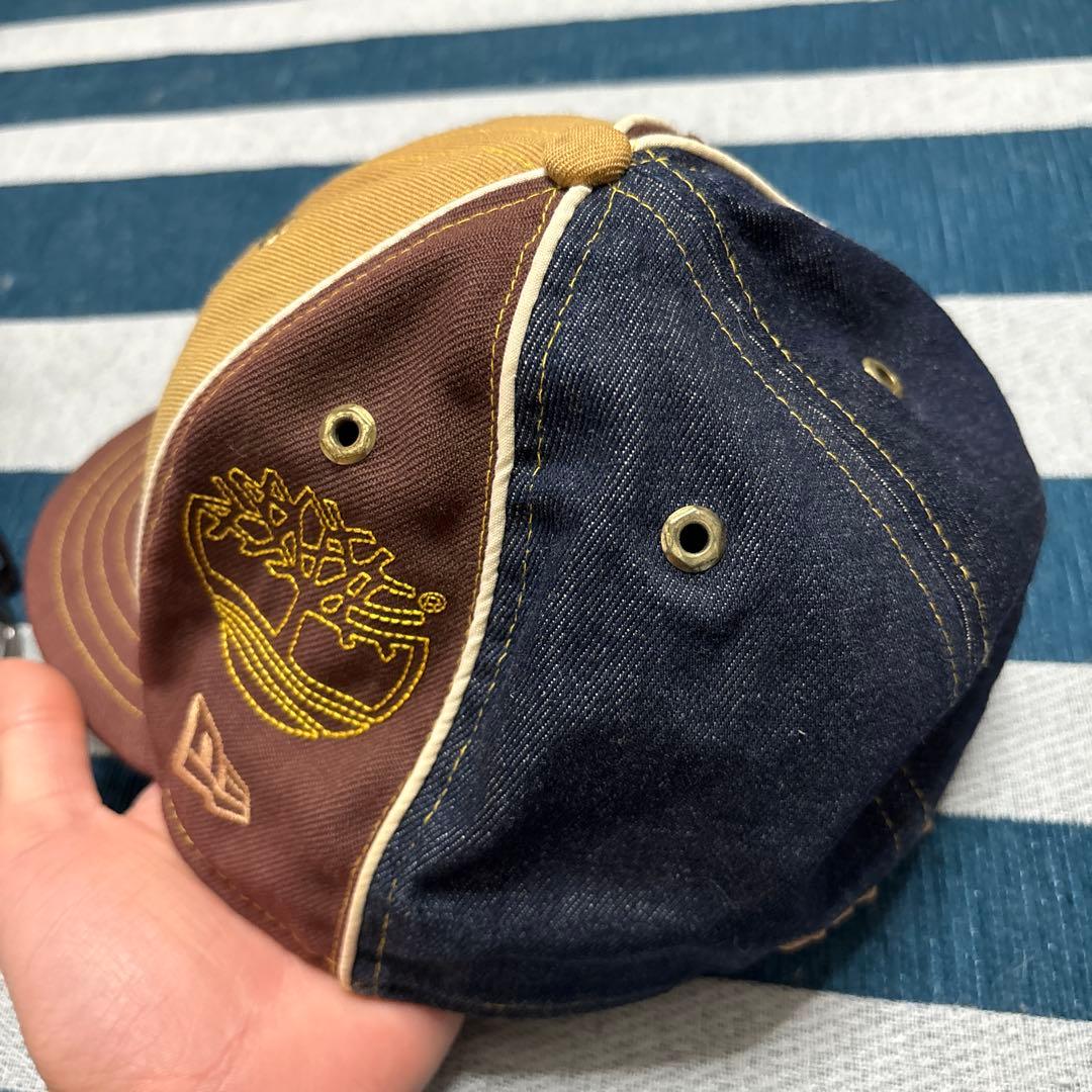 NEW ERA × Timberland キャップ クレイジーパターン ブラウン