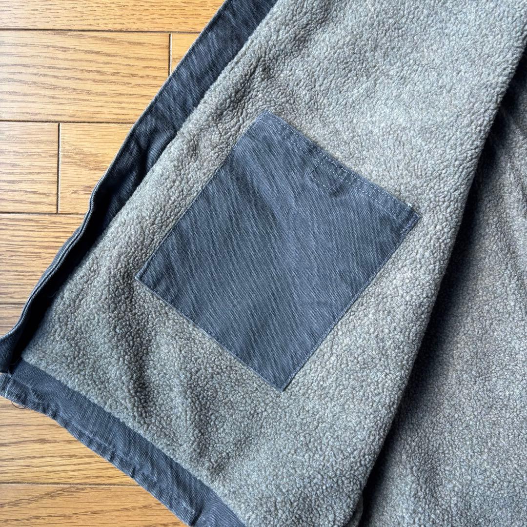 【希少】Carhartt カーハート　ダックベスト 裏ボア　2XL グレー