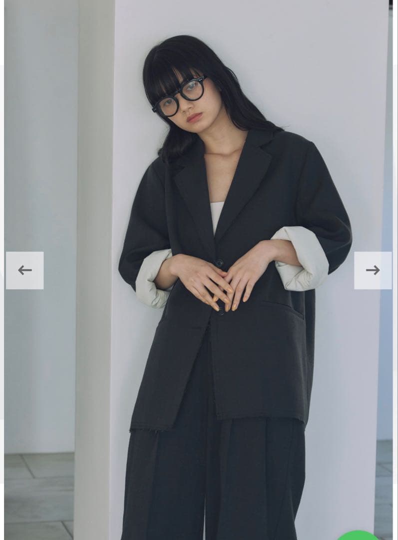 ジャケット・アウター diumCut Off Design Jacket