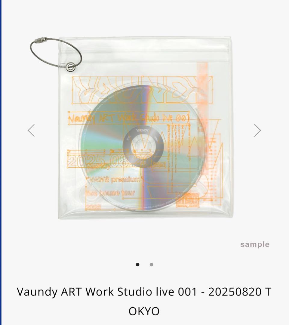 邦楽 Vaundy Art Work Studio Live 001 TOKYO