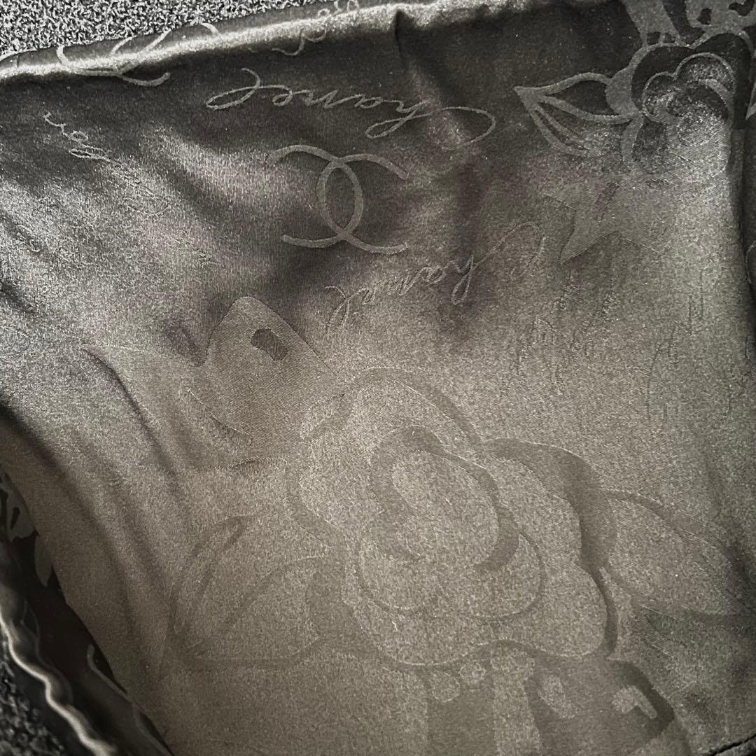 超希少❤️CHANEL シャネル ツイード ワンピース ドレス ブラック 38