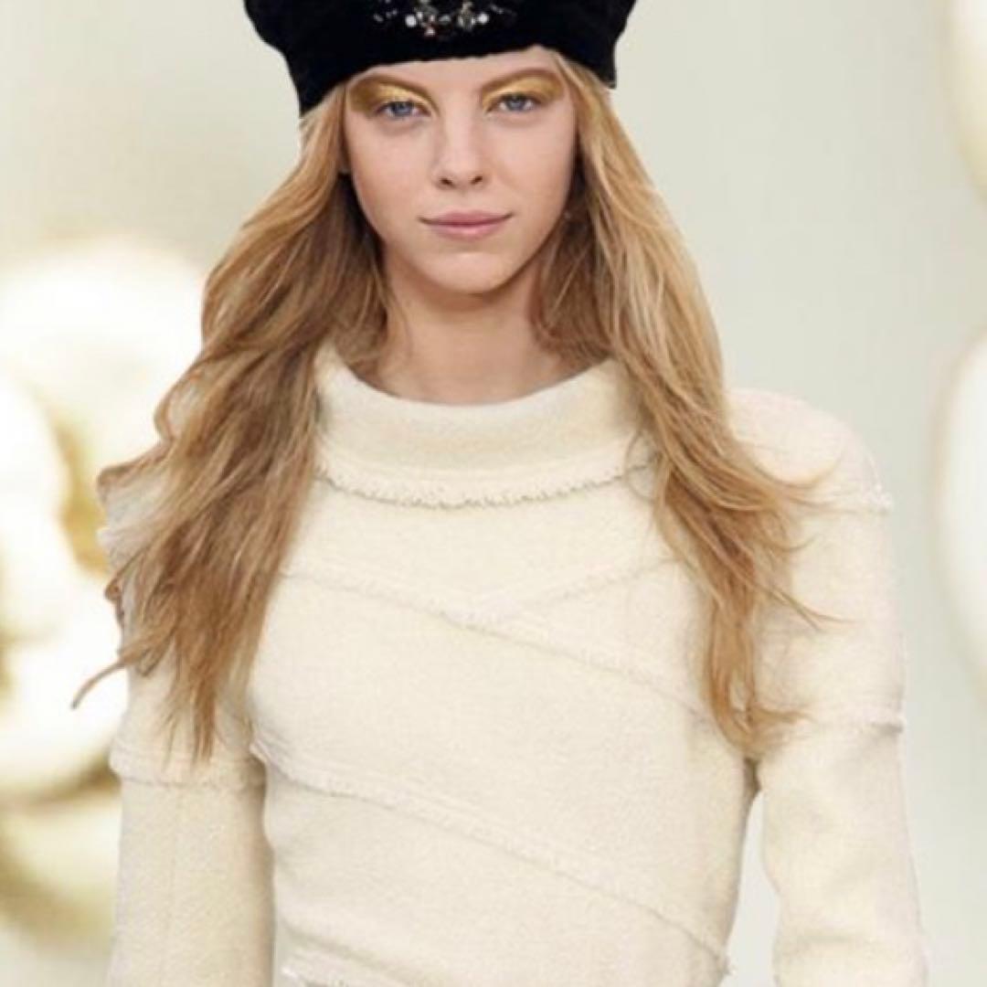 超希少❤️CHANEL シャネル ツイード ワンピース ドレス ブラック 38