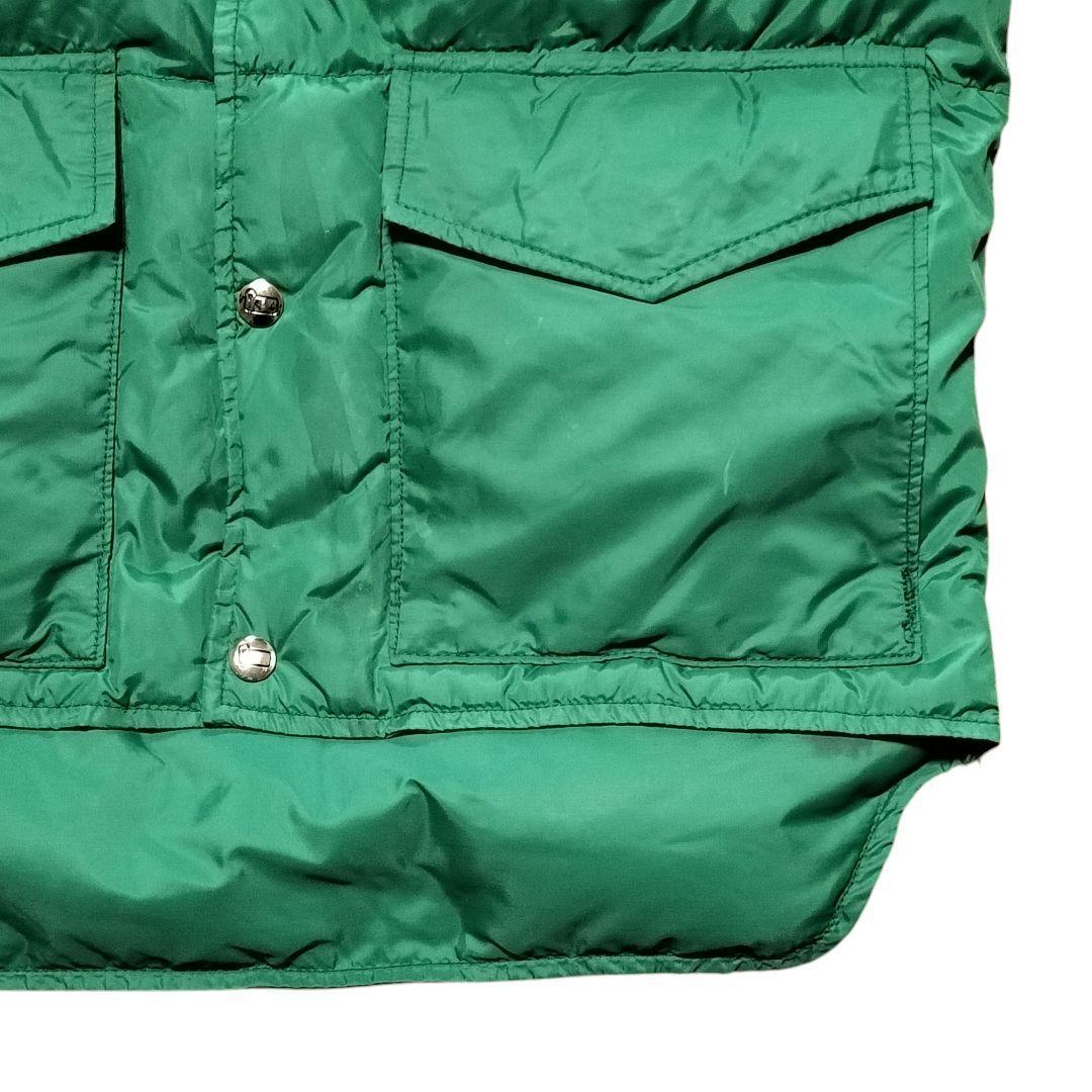 Woolrich ウールリッチ ダウンベスト S グリーン 70s 白タグ