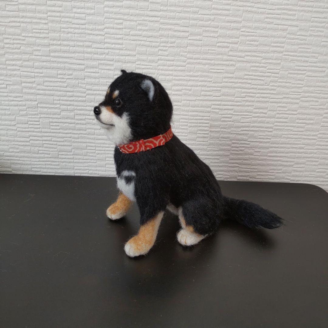 羊毛フェルト☆黒柴☆ハンドメイド