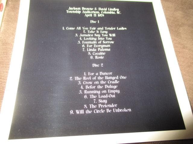 洋楽 Jackson Browne Running On Empty (RARE!!)