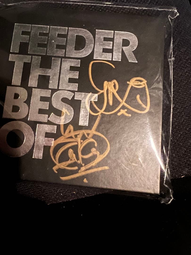 FEEDER THE BEST OF メンバーサイン入り