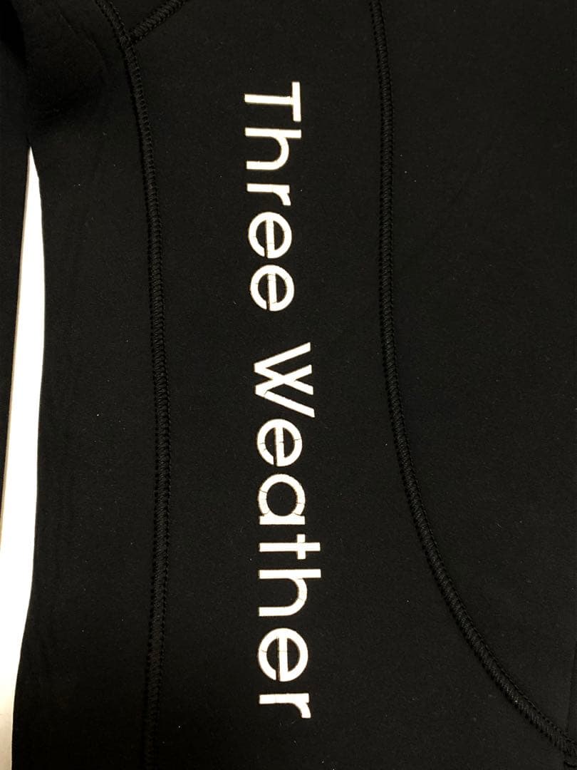 良品 Three Weather スリーウェザー バックジップ フルスーツ 黒