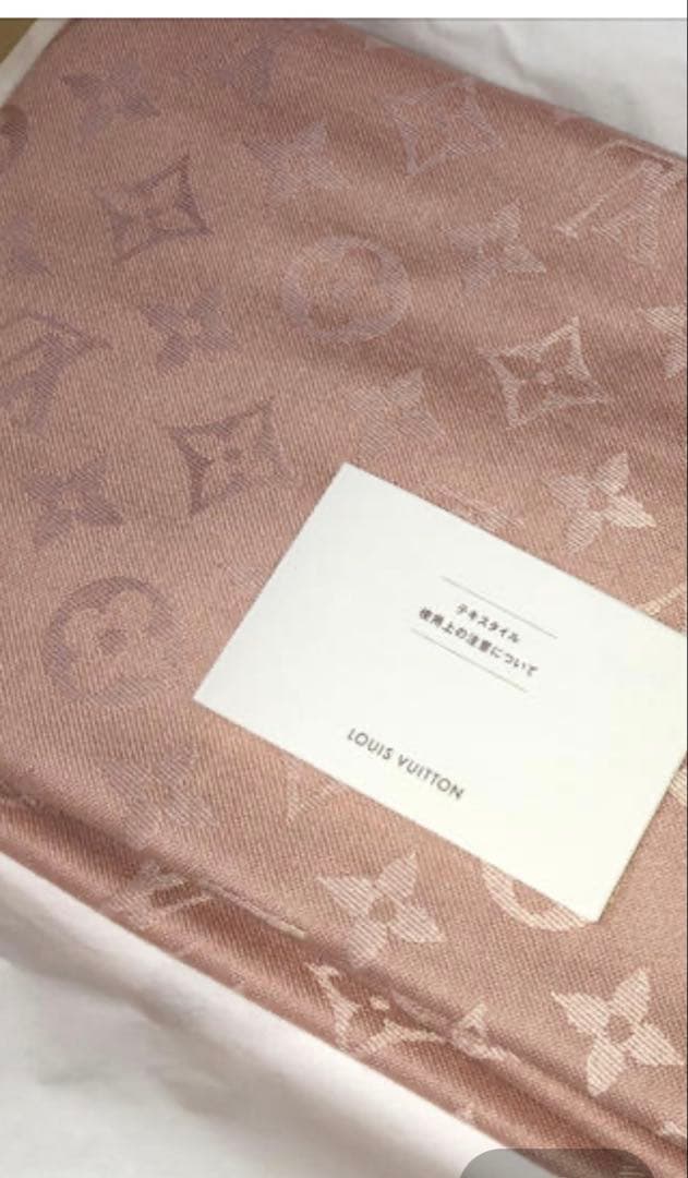 【美品】Louis Vuitton ルイ・ヴィトン ストール　ピンク