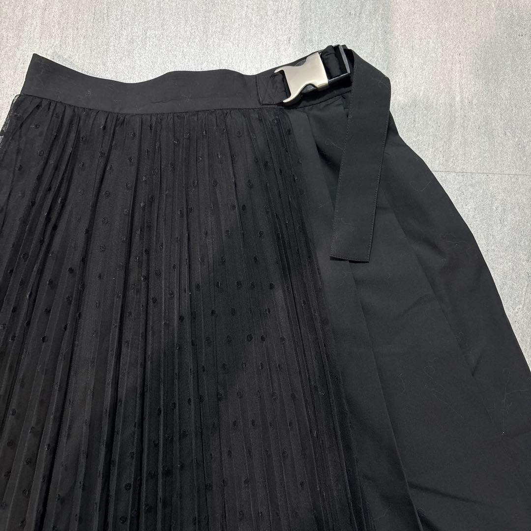 grace continental フロッキードットスカート ベルト付