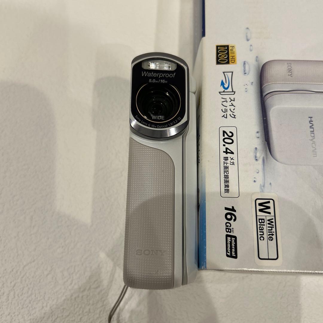 極美品✨SONY ハンディカム 防水カメラ HDR-GW77V 付属品完備　SD