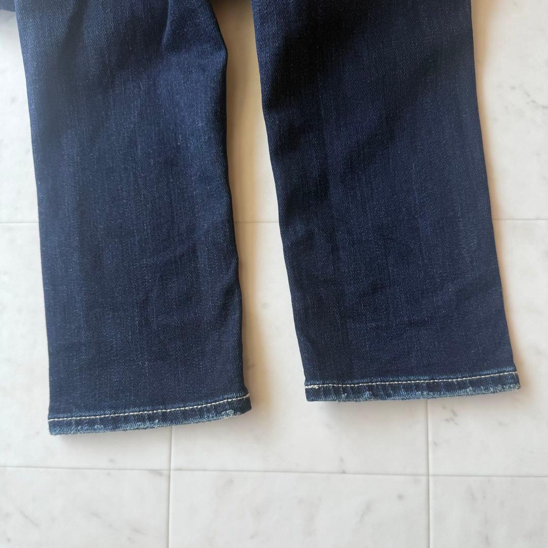 GYDA H/W ウエストクロススキニーデニムパンツ