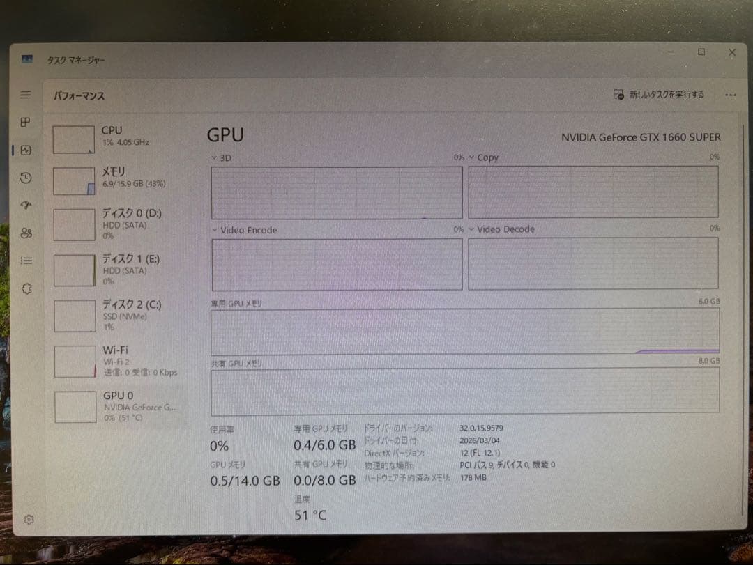 グラフィックボード・グラボ・ビデオカード NVIDIA GeForce GTX 1660 Super