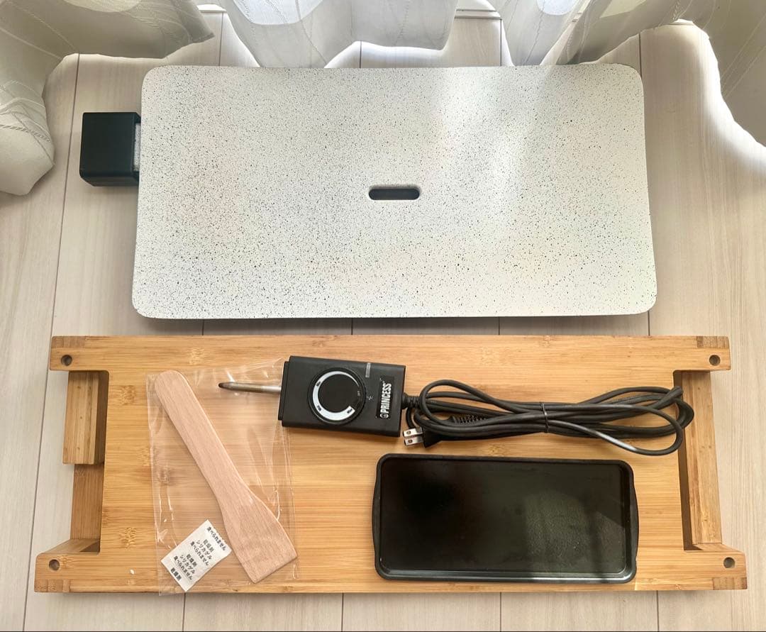 PRINCESS Table Grill ストーン ホワイト ホットプレート