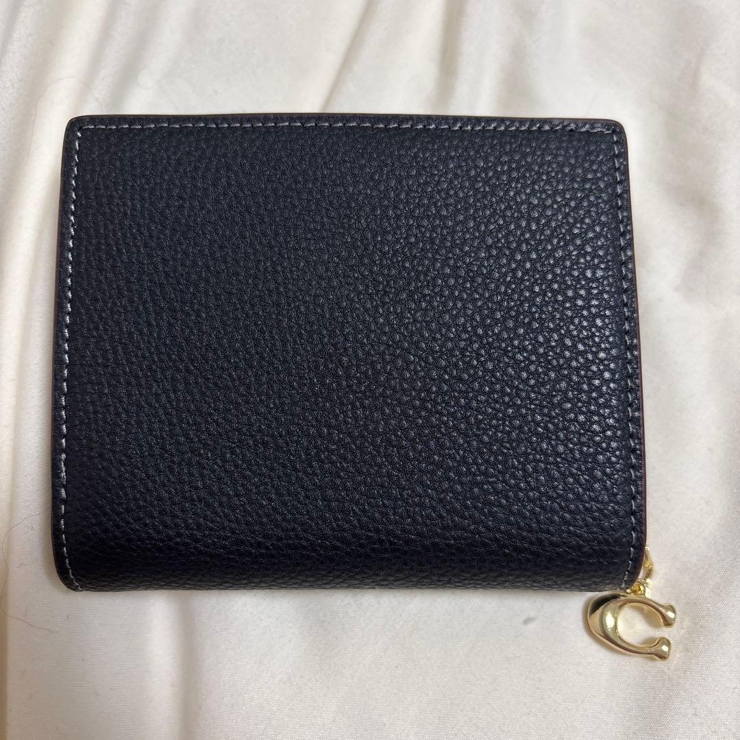値下げ交渉⭕️COACH折りたたみ財布　人気デザインミニ財布