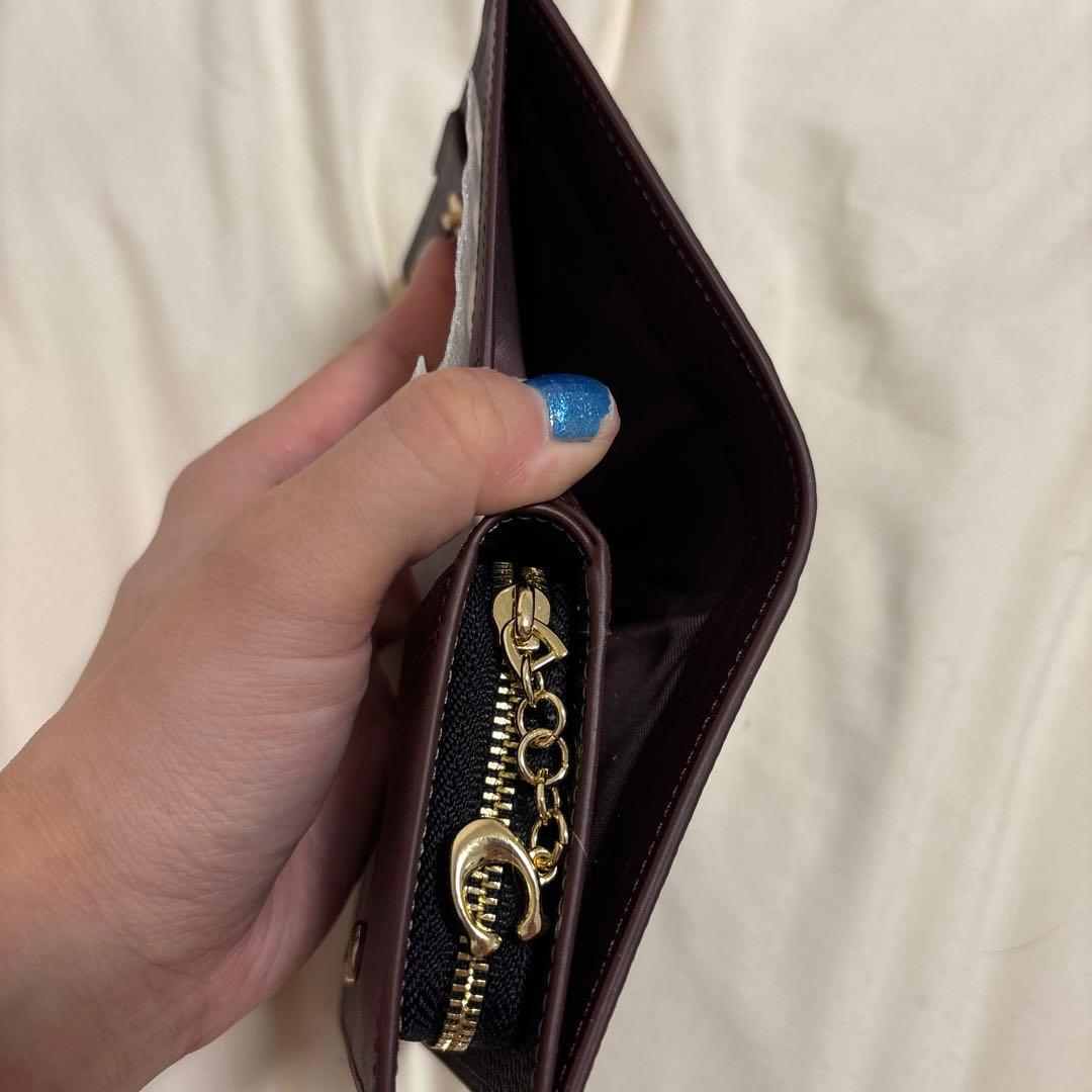値下げ交渉⭕️COACH折りたたみ財布　人気デザインミニ財布