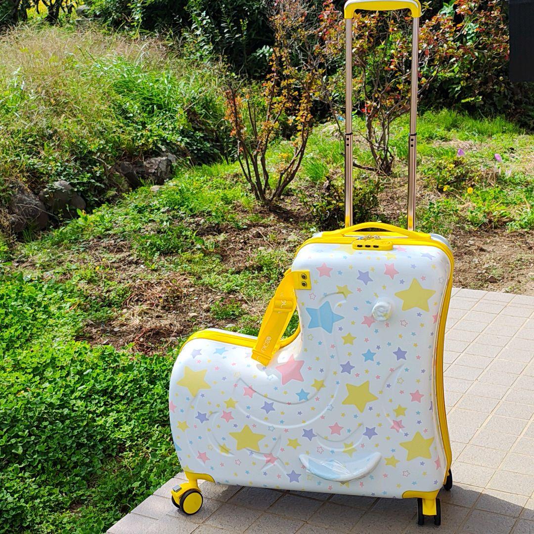 【キャスターロック付き】ノリッコ 子供が乗れるキャリー キッズ旅行 ケース