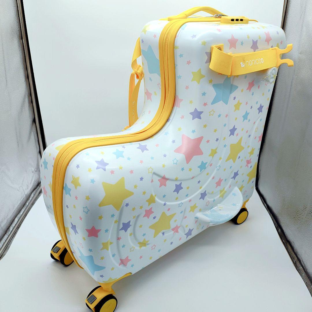 【キャスターロック付き】ノリッコ 子供が乗れるキャリー キッズ旅行 ケース