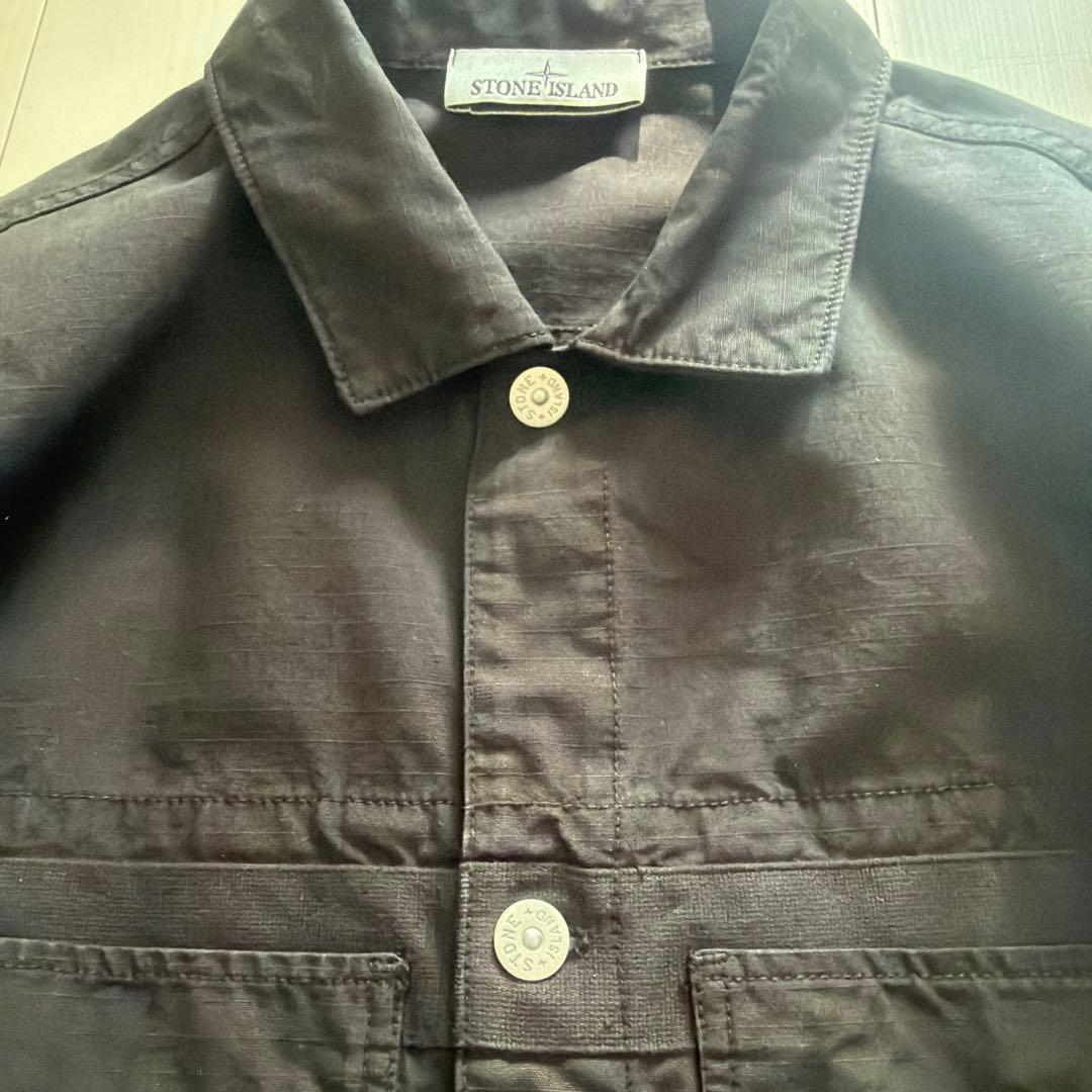 早い者勝ち！24FW！Stone  ビックシルエットシャツジャケット
