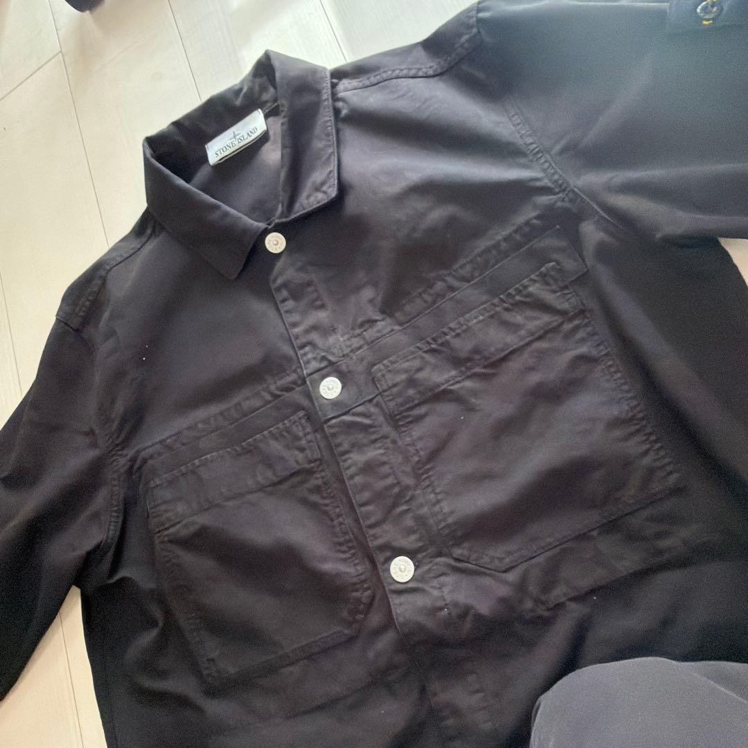 早い者勝ち！24FW！Stone  ビックシルエットシャツジャケット