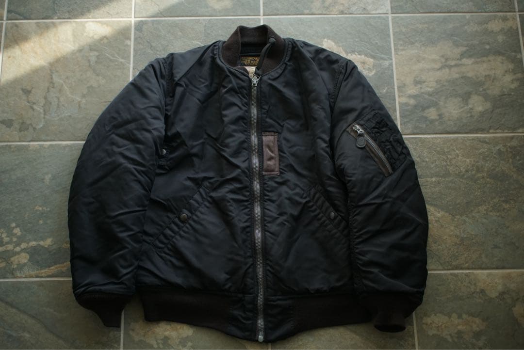 ジャケット・アウター BUZZ RICKSONS WILLIAM GIBSON MA-1 38