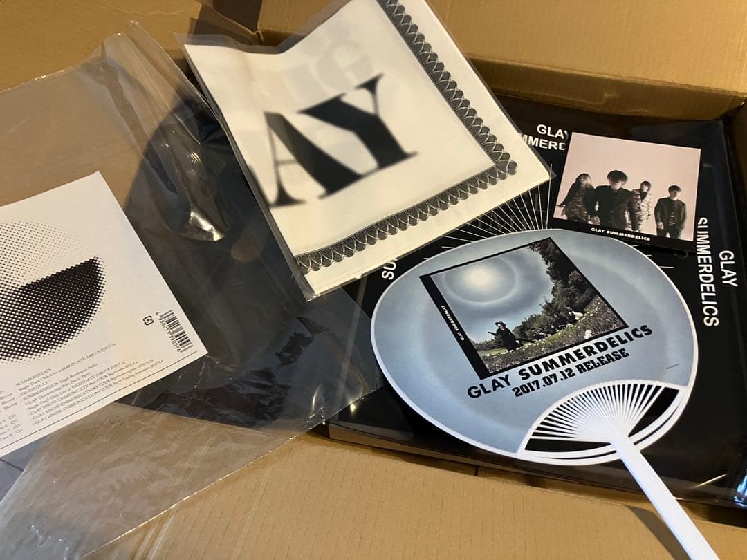 GLAY SUMMERDELICS グッズ　CD うちわ　サマデリ