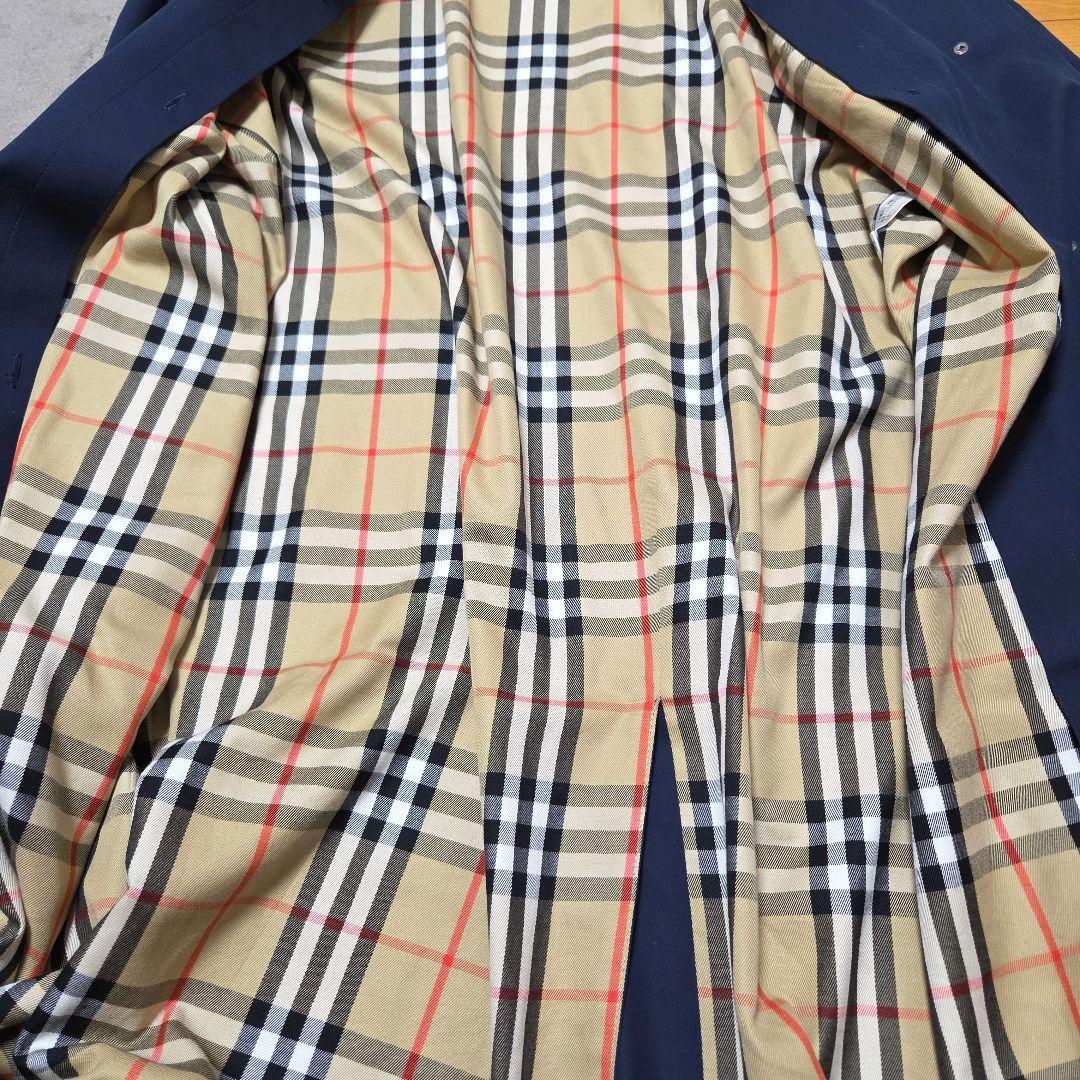 TOMOMO様 BURBERRY バーバリー☆ステンカラーコート濃紺ノバチェック