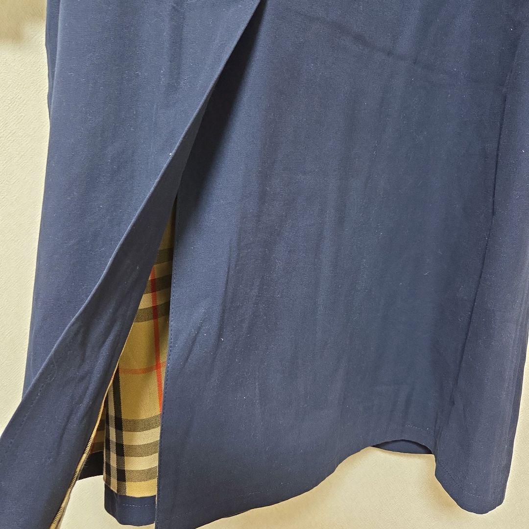 TOMOMO様 BURBERRY バーバリー☆ステンカラーコート濃紺ノバチェック