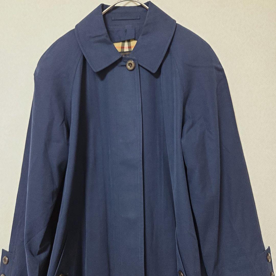 TOMOMO様 BURBERRY バーバリー☆ステンカラーコート濃紺ノバチェック