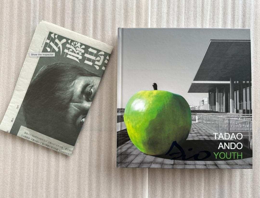 TADAO ANDO YOUTH 安藤忠雄 サイン入り＋ドローイング光
