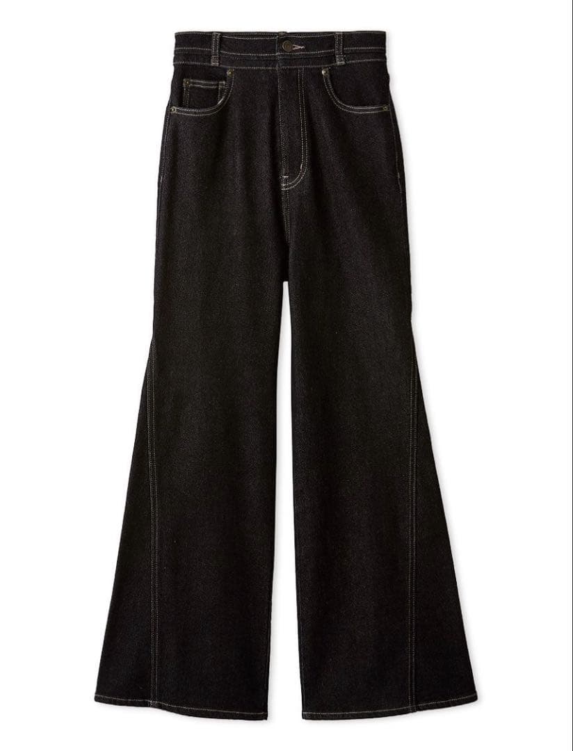 SNIDEL Sustainableストレッチフレアデニムパンツ IND/0