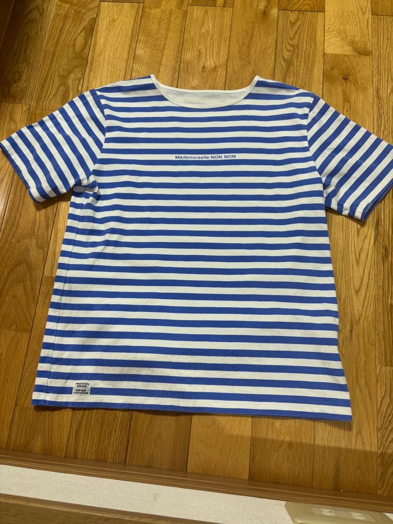 Mademoiselle NON NON ストライプ ボーダー Tシャツ