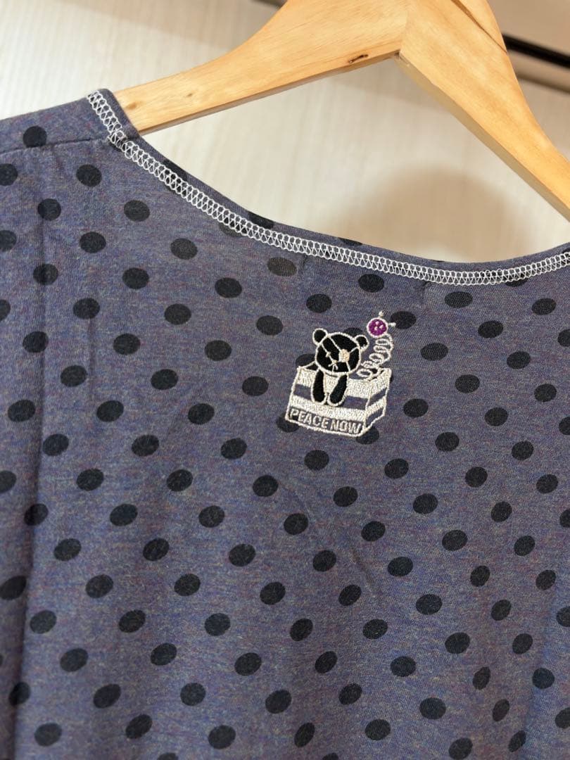 PEACE NOW 希少品　ドット柄Tシャツ 半袖