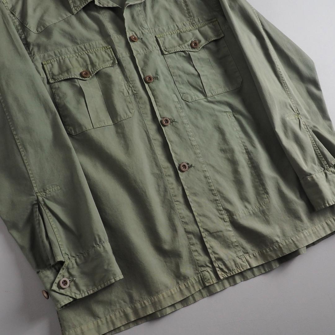 ラルフローレン　カバーオール　シャツジャケット　カーキ　美品