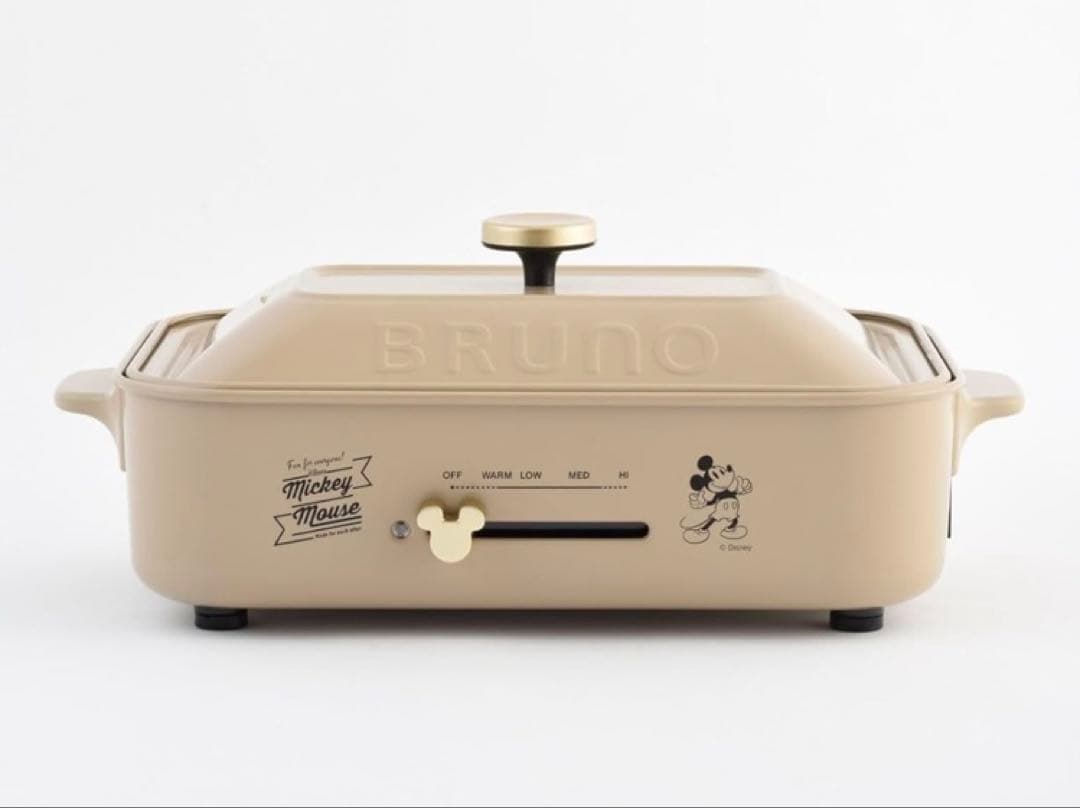 新品　BRUNO ミッキーマウス コンパクトホットプレート
