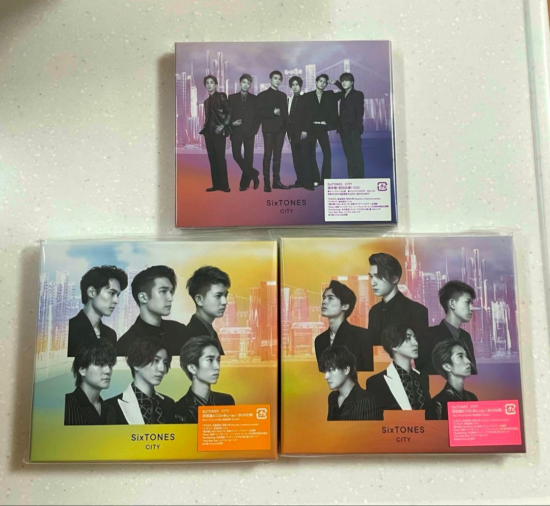 SixTONES アルバム 3形態 1ST & CITY & 声