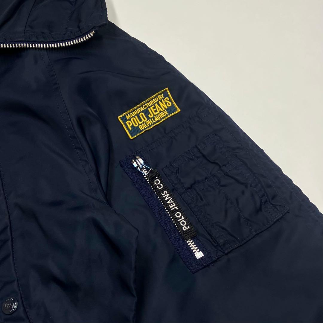 【極美品】90s ポロジーンズ N-3B フライトジャケット M ラルフローレン