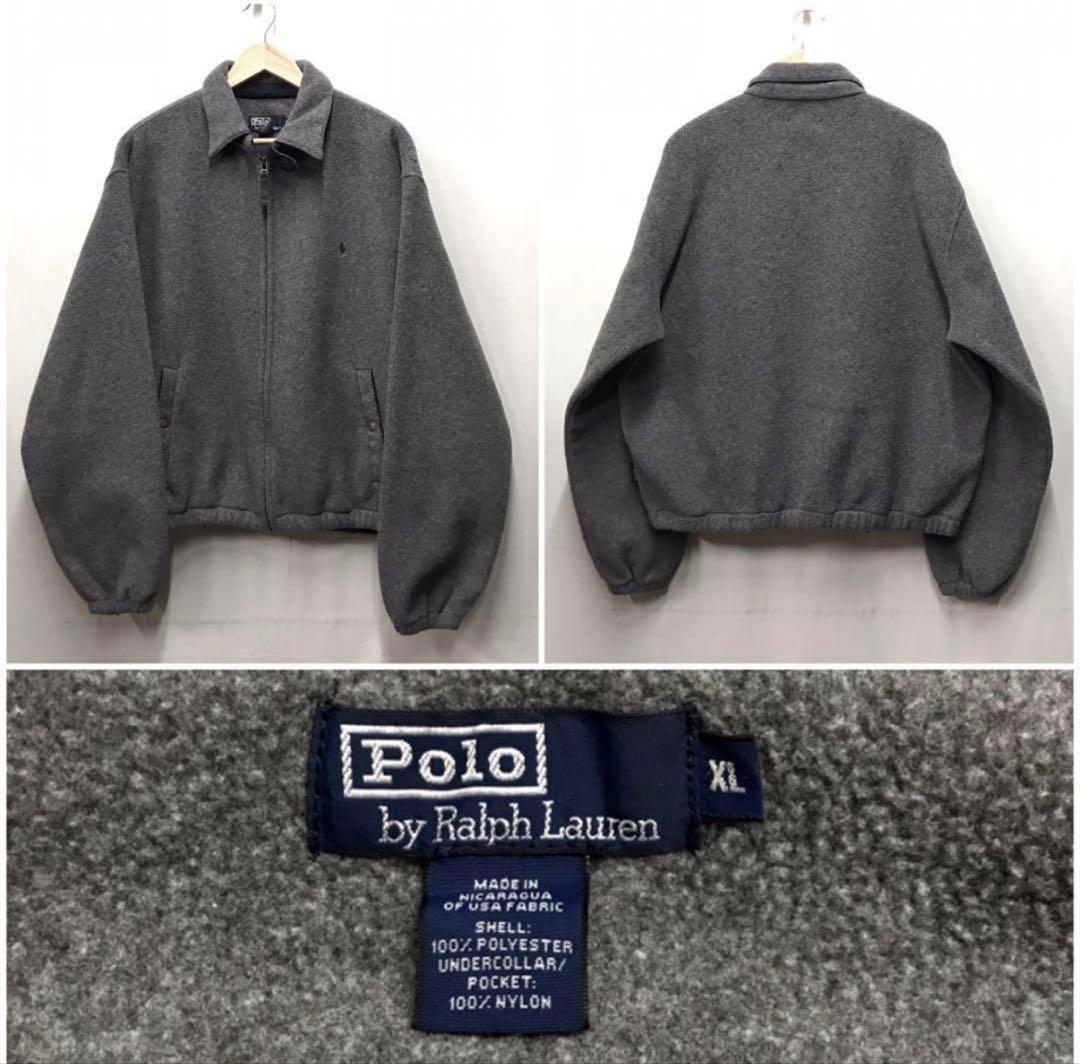 90's ポロ ラルフローレン フリース スウィングトップ 古着 vintage