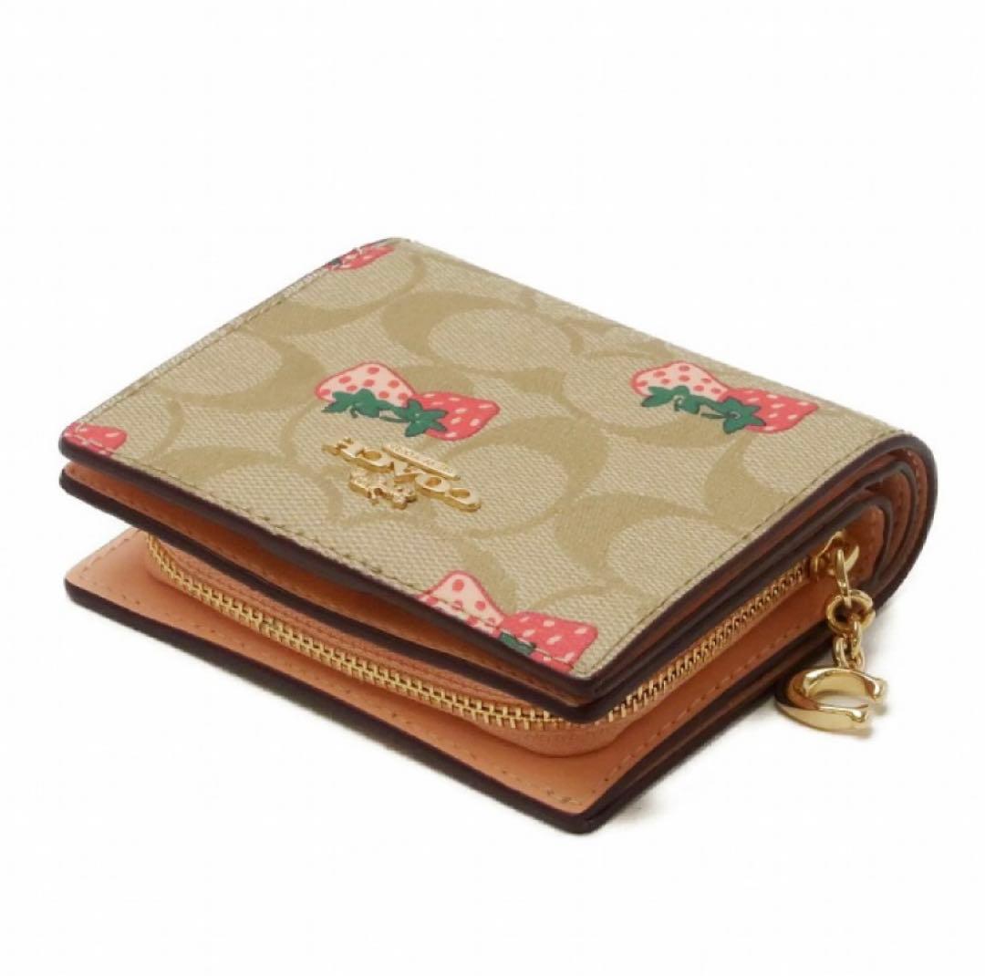 即決早いもの勝ち　COACH いちごset 二つ折り財布&バック