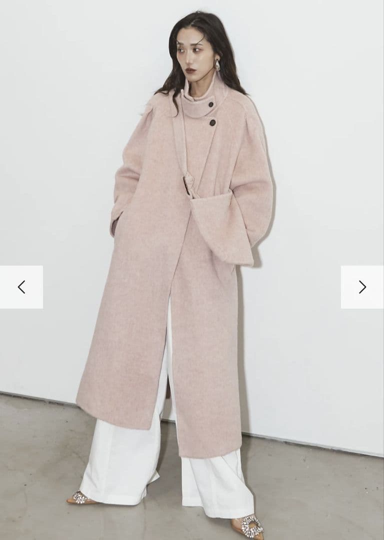 ANDREA&Co. ペールウールコート ピンク 未使用 新品